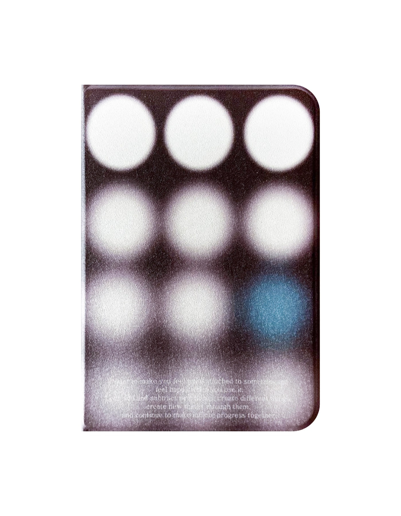 Spread Dot Black iPad Case (White+Blue)